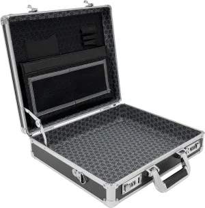 15x4x13 Inch Locking Hard Security Briefcase for Business, 22lbs Hardside Attache With Locks