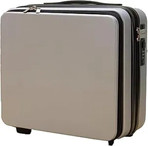 16 Inch Suitcase, Business Accessories Hard Shell Business Briefcase, Business Password Box Organizer For Travel Boarding Documents Storage Business Outing (Color: Gray)