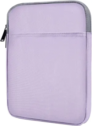 8 Inch Tablet Sleeve Case for 8.3" iPad Mini 7 6/ Mini 5 4 7.9, Fire HD 8/8 Plus, Samsung Galaxy Tab A7 Lite 8.7", Compatible with Lenovo Tab M9/M8 8", Purple