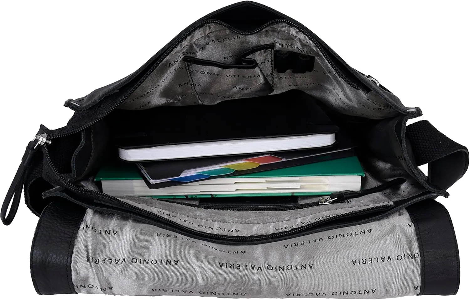 Antonio Valeria Albert Premium Leather Messenger Bag for Men