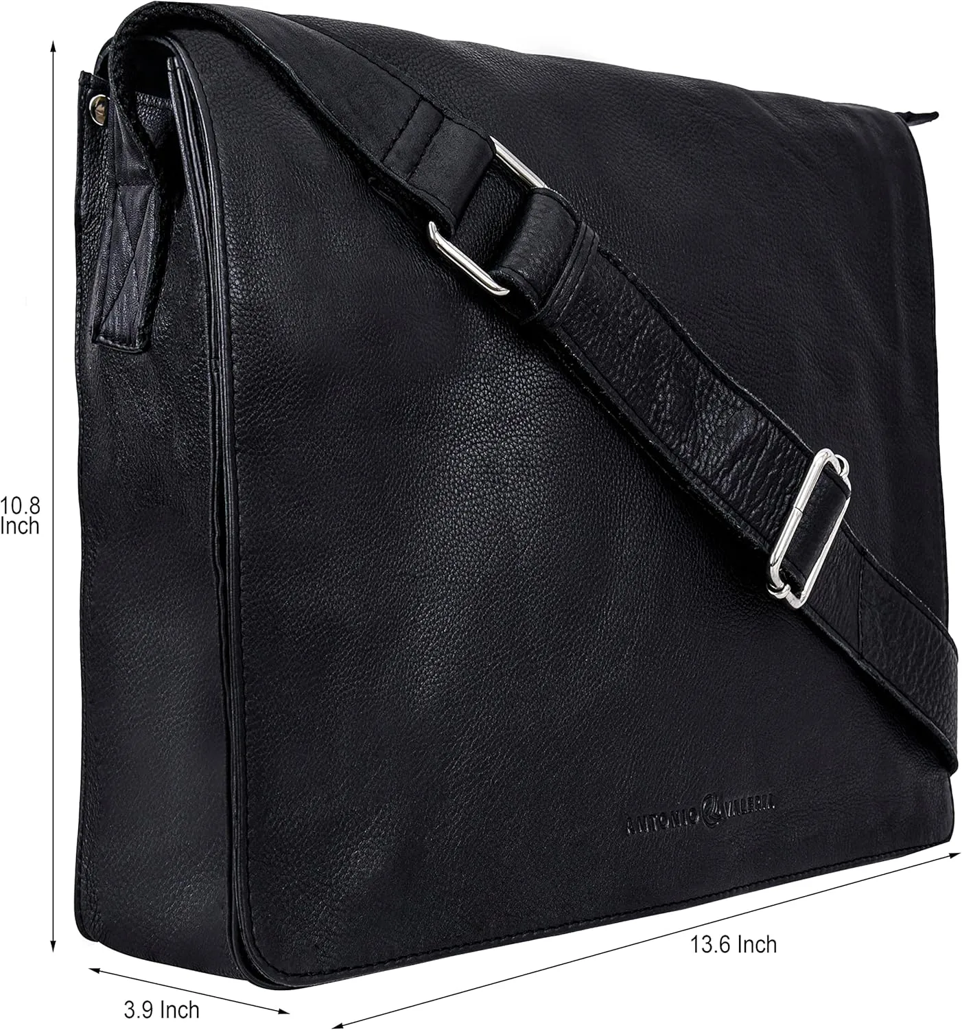 Antonio Valeria Albert Premium Leather Messenger Bag for Men