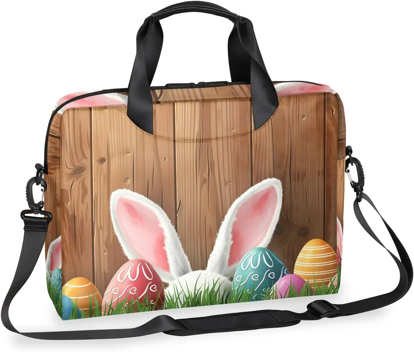Bunny Laptop Sleeve Case 14 15 15.6 inch, Bunny Laptop Briefcase Shoulder Bag Waterproof Travel Computer Cover Carrying Bags