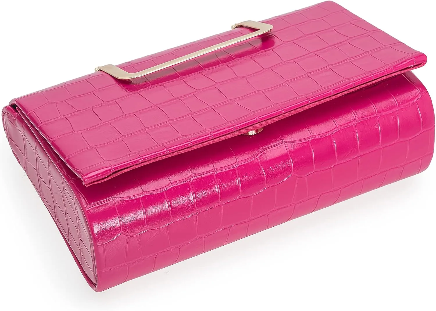 CHARMING TAILOR Small Crocodile Print Clutch Bag PU Alligator Handbag Womens Clutch Purse