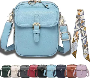 Collaboraten1 Crossbody Leather Bag, Urvashi Crossbody Leather Bag with built in wallet, Vintage Messenger Bag