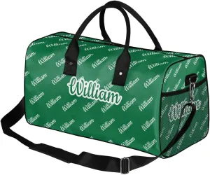 Custom Name Duffel Bag Personalized Sports Bag Dance Gym Bags Travel Overnight Carry-On Duffel Bag for Women Men Waterproof, Dark Green Custom Name Duffel Bag Personalized Sports Bag Dance Gym Bags Travel Overnight Carry-On Duffel Bag for Women Men Waterproof, Dark Green
