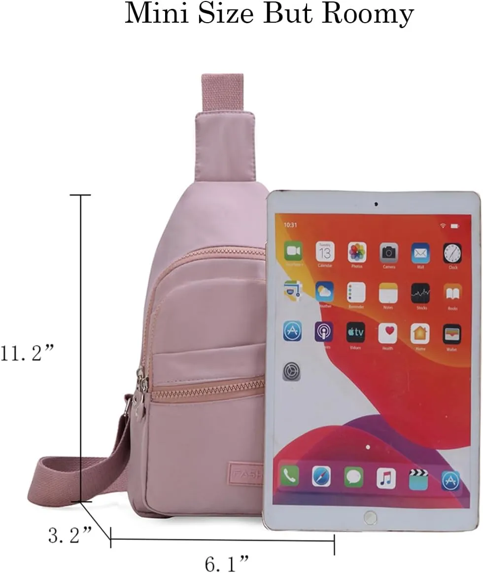 EVANCARY Small Sling Bag Crossbody Bags for Women Trendy, Sling Bakpack Casual Chest Bag for Travel Daypack Hiking