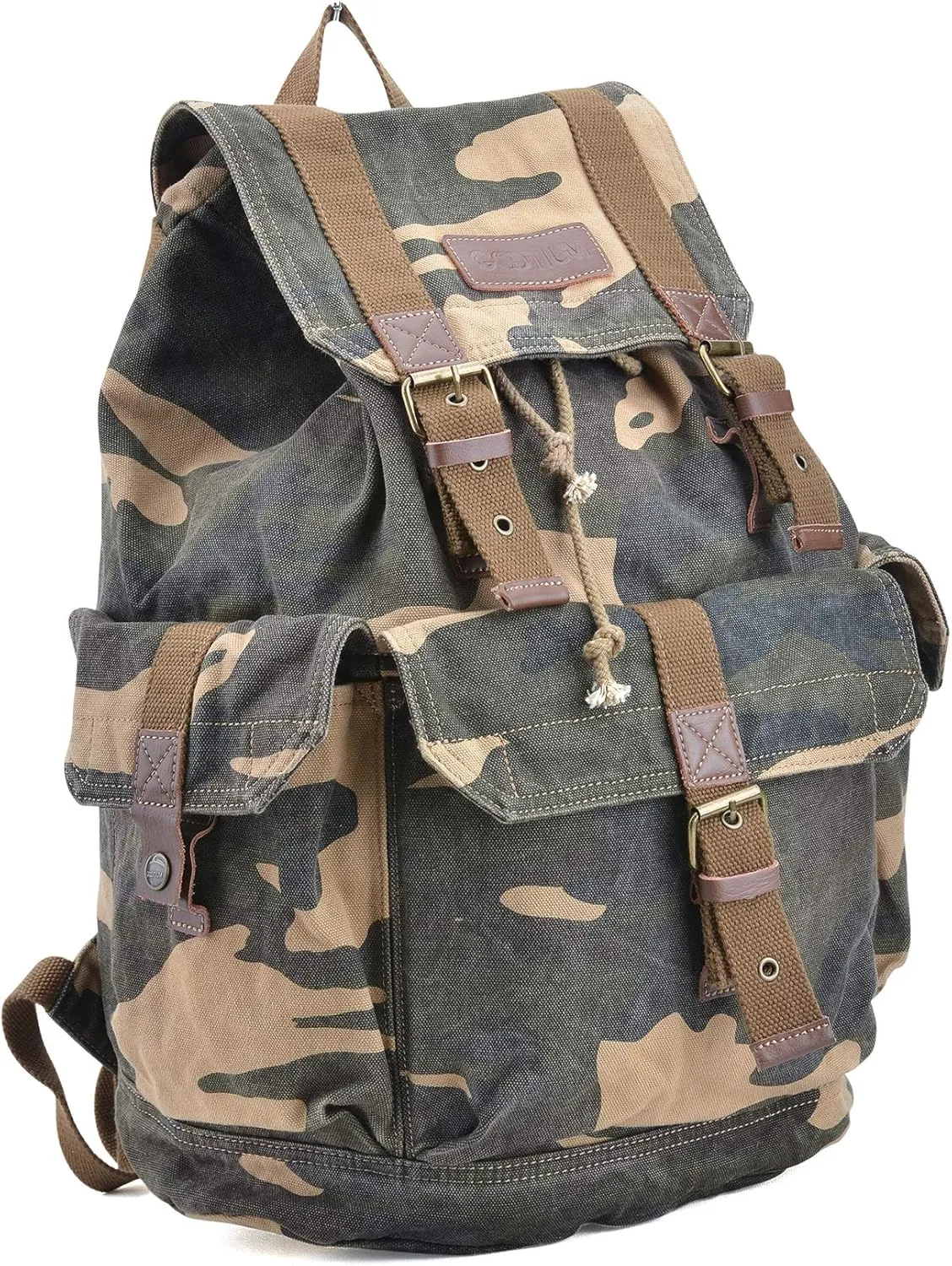 Gootium 21101CAM Specially High Density Thick Canvas Backpack Rucksack (camouflage)