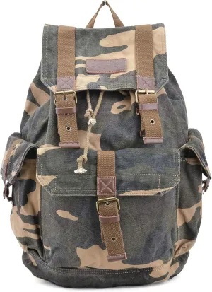 Gootium 21101CAM Specially High Density Thick Canvas Backpack Rucksack (camouflage)