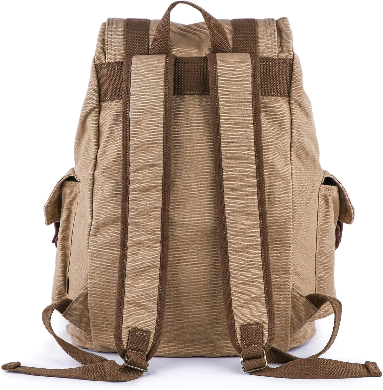Gootium 21101KA-S Specially High Density Thick Canvas Backpack Rucksack, Khaki Small