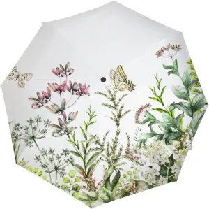 Hapuxt Folding Umbrellas Watercolor Black White Zebra Skin Windproof Travel Umbrella Rain Sun Automatic Portable Compact Umbrella for Backpack Golf Umbrella Women Men Adults