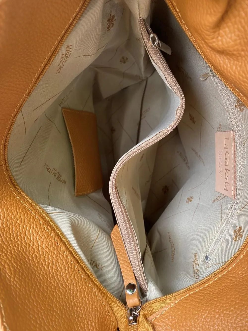 Hobo Pebbled Italian Leather Shoulder Bag  Casual Travel Tote Bag Purse