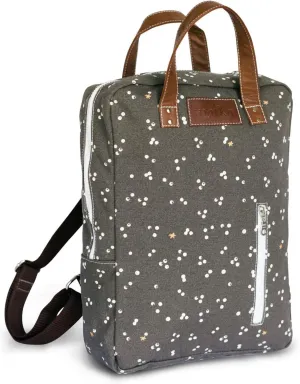 MAIKA Recycled Canvas Zippered Backpack, Nochi, Grey