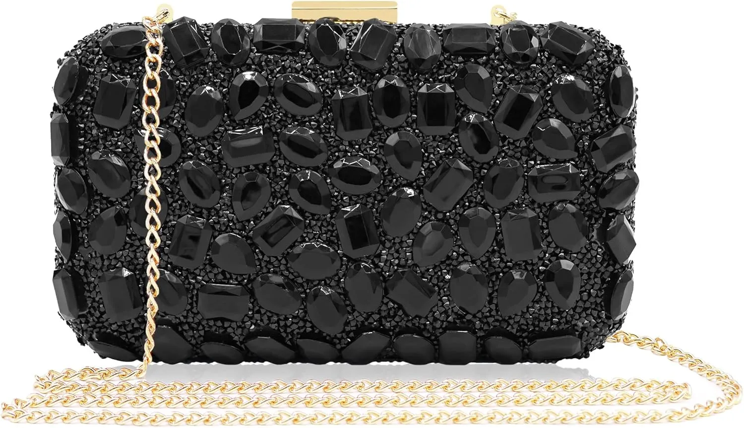Milisente Clutch Purses For Women Crystal Clutches Evening Bags Gemstone Clutch Purse For Wedding Formal