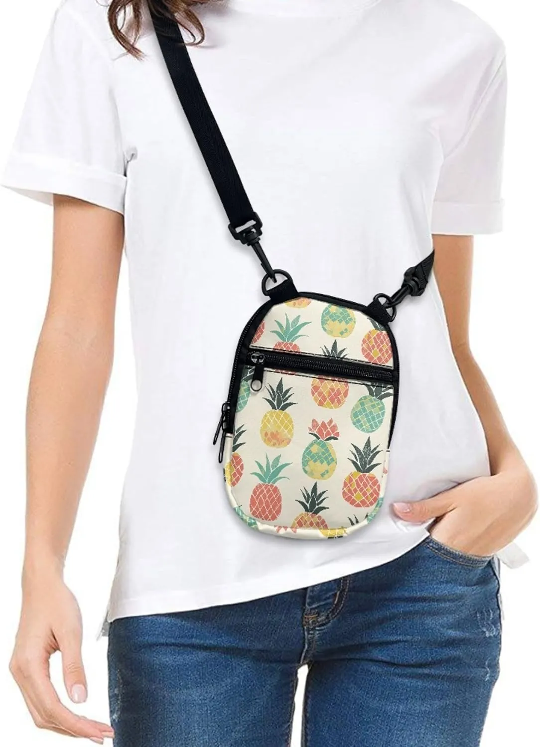 Mini Messenger Bag Girls Crossbody Bags for Women Designer Wallet Purses Shoulder Pouch for Workout Travelling