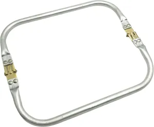 Purse Frame,Rectangle Purse Hardware with Frame Kiss Lock for DIY Purse Making Supplies & Sewing Bag Clutch Crafts (20x9cm) Y005