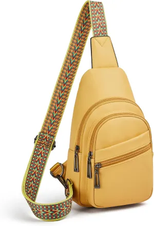 Sling Bag Crossbody Bags for Women Cross Body Fanny Packs Chest Sling Purses for Travel Shopping Leisure Sport