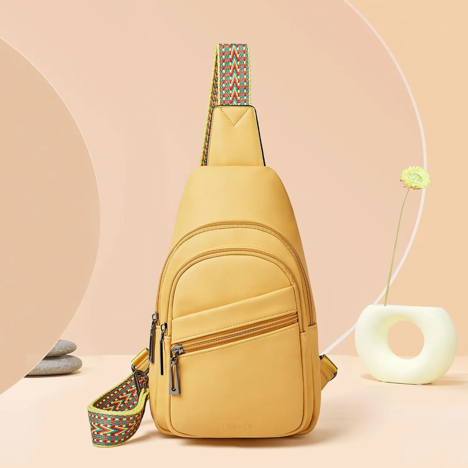 Sling Bag Crossbody Bags for Women Cross Body Fanny Packs Chest Sling Purses for Travel Shopping Leisure Sport