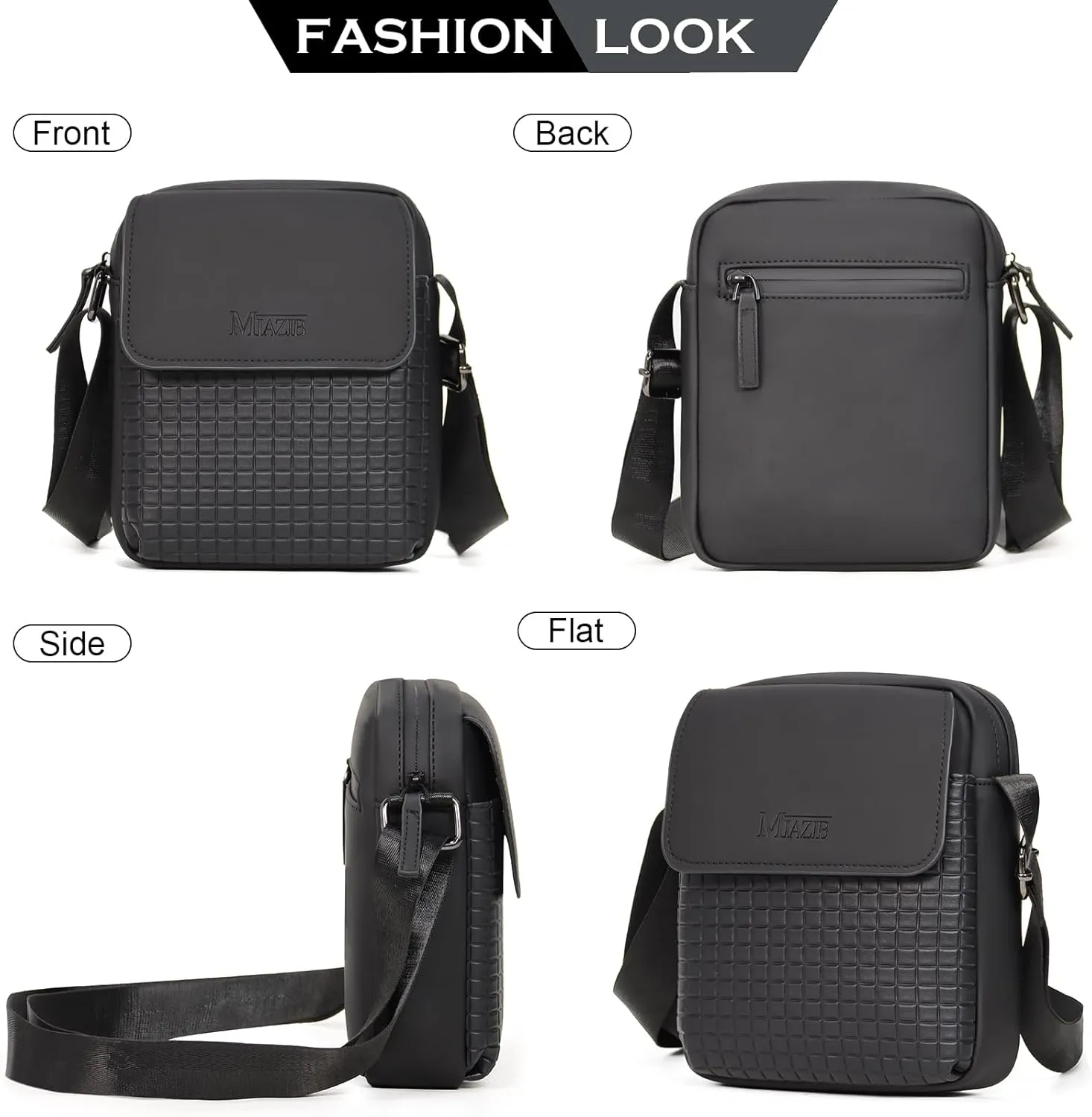 Small Crossbody Bag for Men & Women Messenger Shoulder Bags Crossbody Satchel Bag Men's Side Bags Over the Shoulder