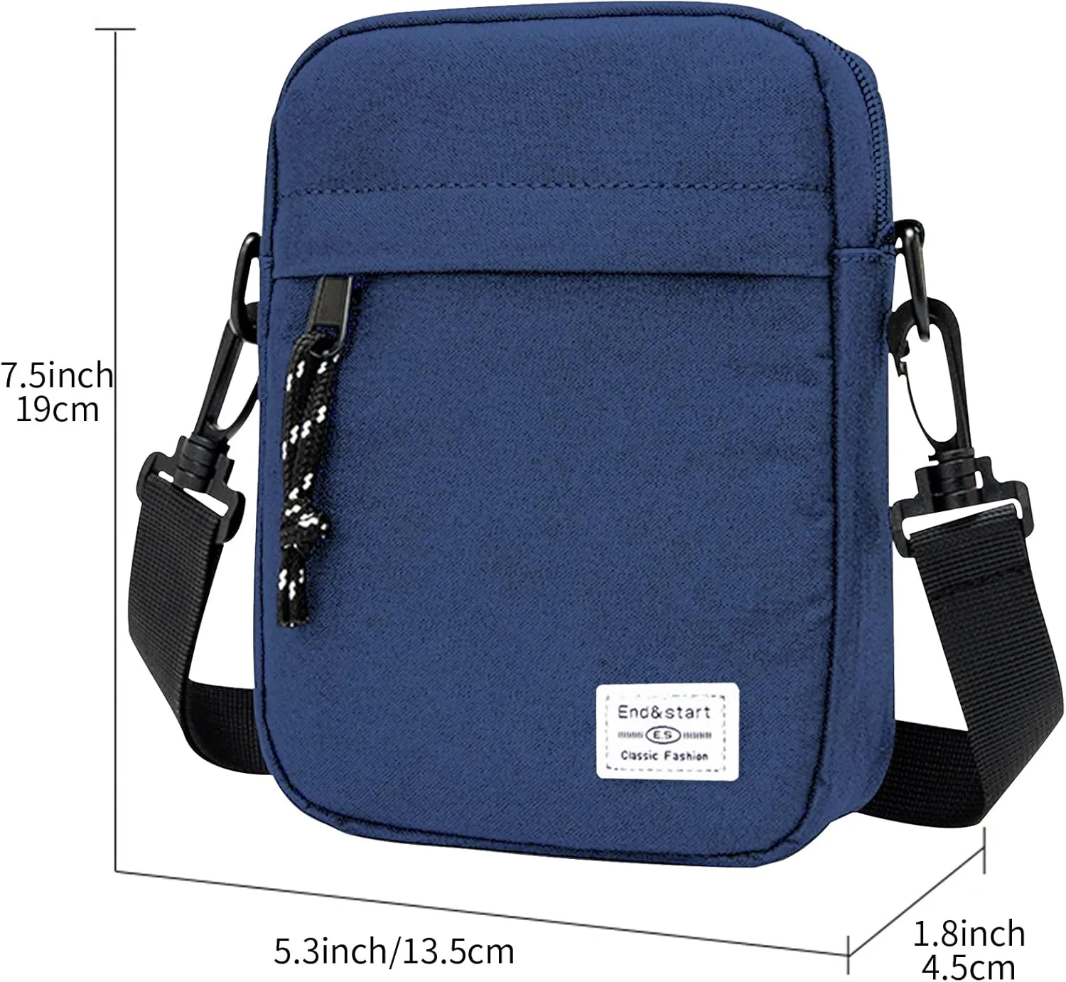 Small Crossbody Bag Shoulder Bag For Men, Women Mini Messenger Bag Water Resistant Satchel Bag for Work Travel