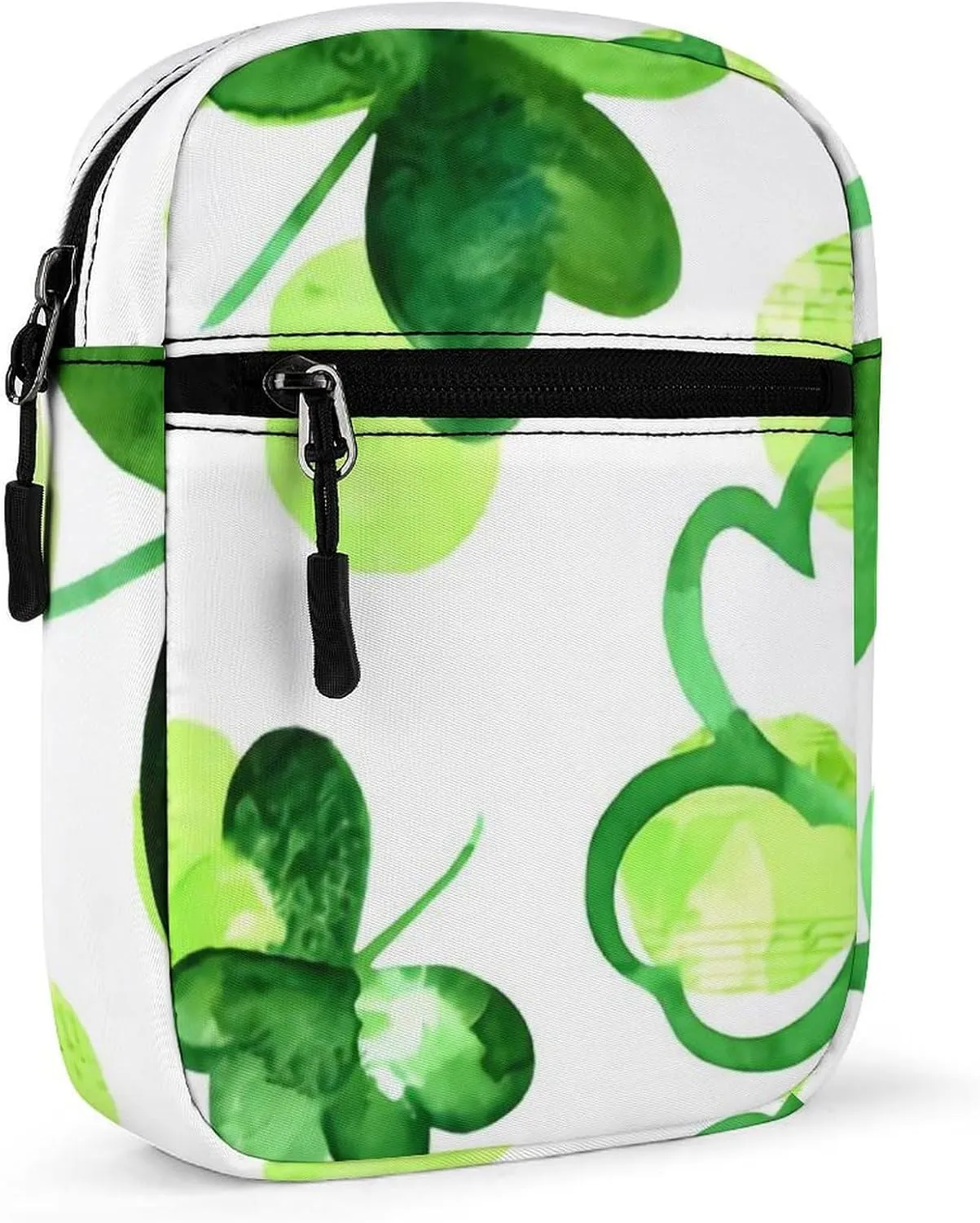 St Patrick Clover Green Crossbody Bag Small Shoulder Bag Waterproof, Lightweight And Convenient