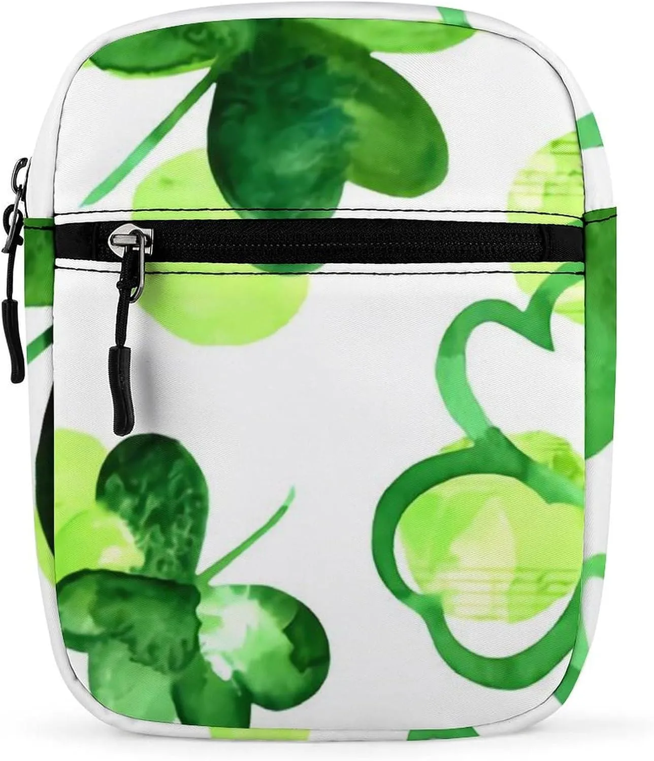 St Patrick Clover Green Crossbody Bag Small Shoulder Bag Waterproof, Lightweight And Convenient