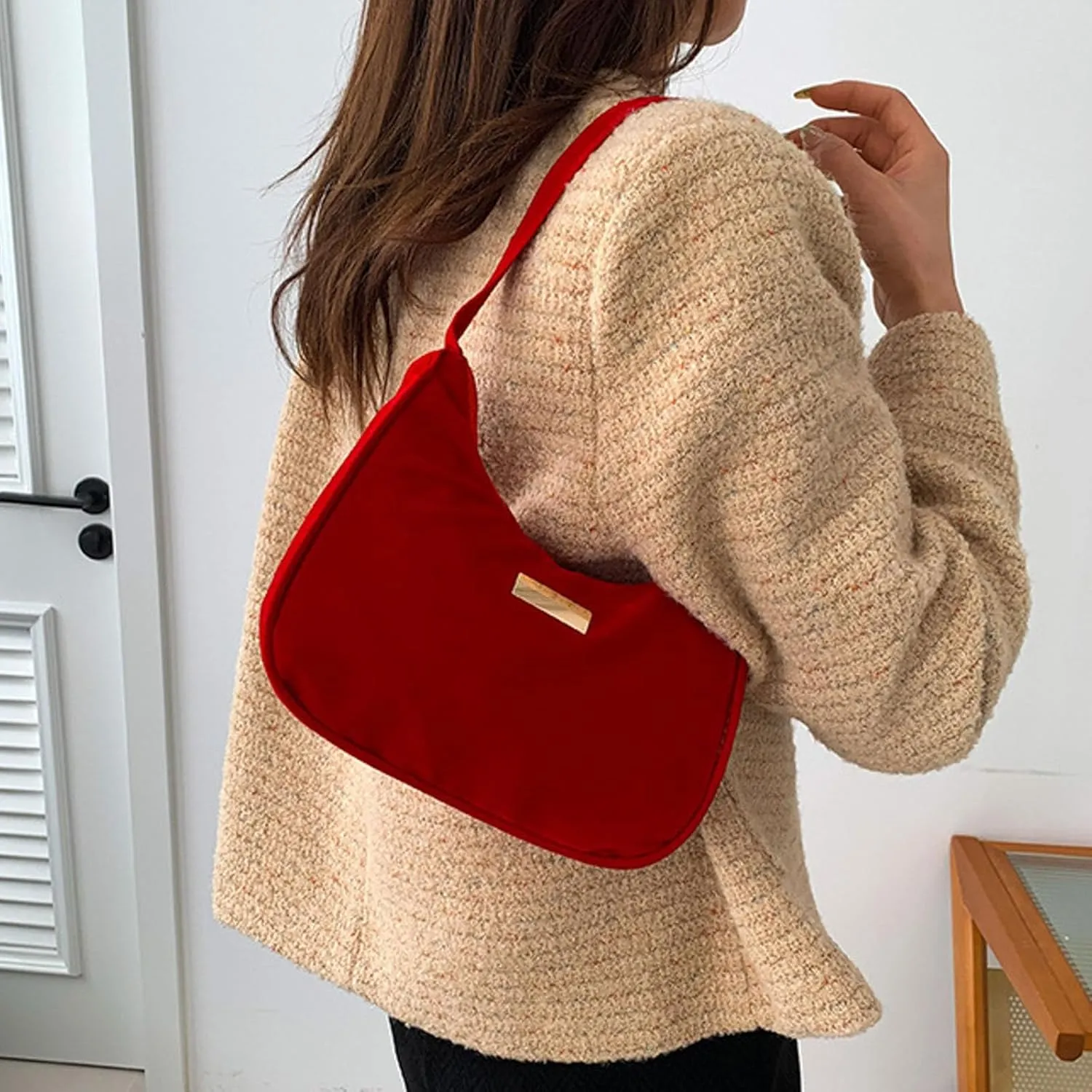 Tote Bags Vegan Leather Purses and Handbags for Women Top Handle Ladies Shoulder Bags Unisex Hobo