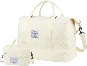 Travel Duffel Bag Weekender Overnight Bag for Women Carry On Gym Bag Travel Essentials