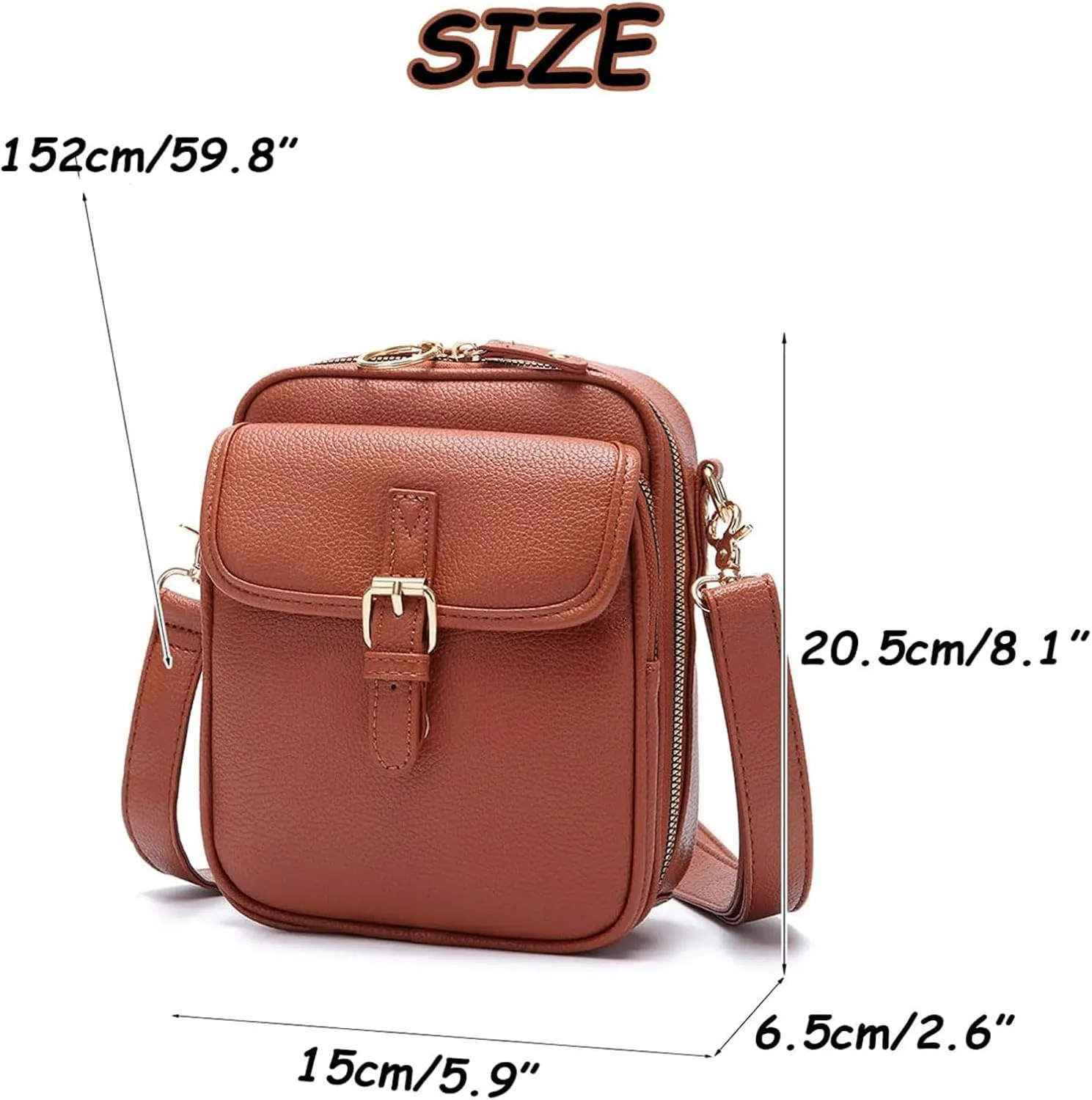 Treadcrck Crossbody Leather Bag, Vintage Mini Messenger Bag, Crossbody Bag with Card Slots