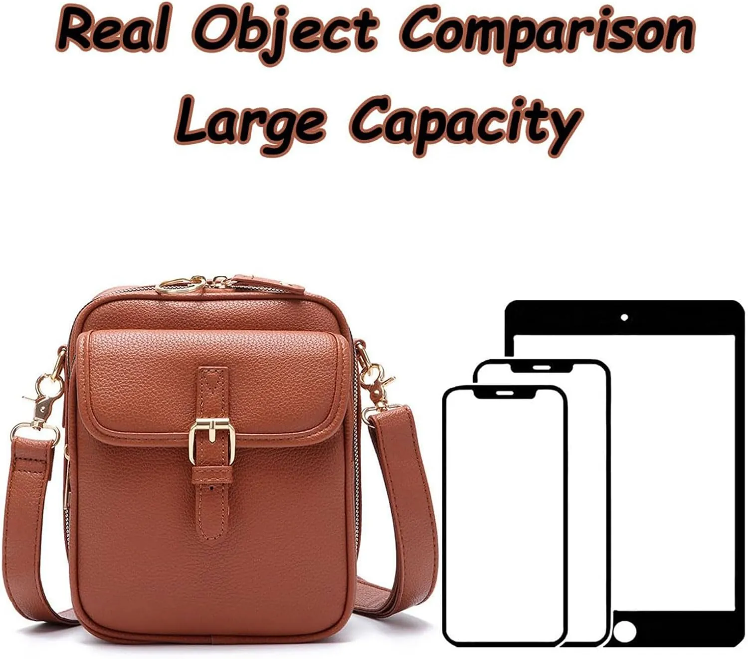 Treadcrck Crossbody Leather Bag, Vintage Mini Messenger Bag, Crossbody Bag with Card Slots