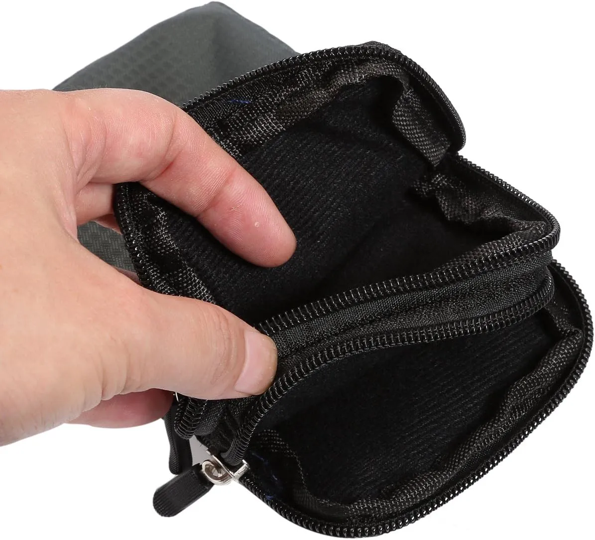Vertical Phone Belt Purse, Cell Phone Shoulder Bag Mens, 6.9 Inch Mobile Phone Holster Waterproof Cellphone Pouch Neck Wallet Mini Crossbody Bag Outdoor Passport Packet with Carabiner and Belt Loop