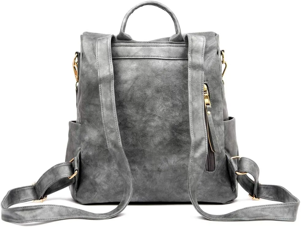 Women's Fashion Backpack Purse Multipurpose Design Convertible Satchel Handbags Shoulder Bag Travel bag