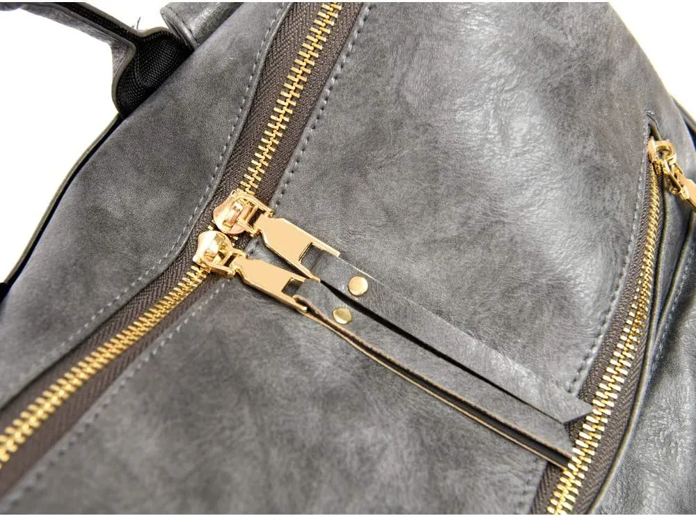 Women's Fashion Backpack Purse Multipurpose Design Convertible Satchel Handbags Shoulder Bag Travel bag