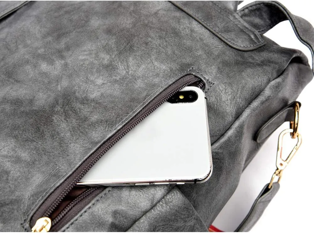 Women's Fashion Backpack Purse Multipurpose Design Convertible Satchel Handbags Shoulder Bag Travel bag