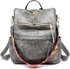 Women's Fashion Backpack Purse Multipurpose Design Convertible Satchel Handbags Shoulder Bag Travel bag